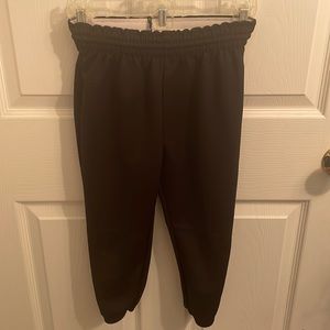 Allison Athletic boys baseball pants size M youth black pocket Elastic waist